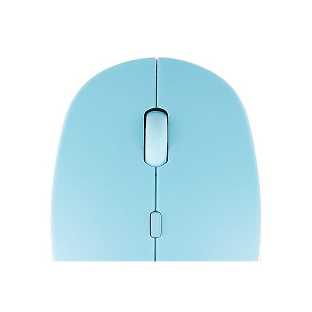 Kompiuterinė pelė belaidė NATEC Wireless Harrier 2 1600DPI Bluetooth 5.1 white-blue