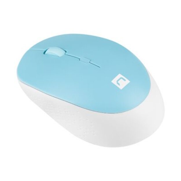 Kompiuterinė pelė belaidė NATEC Wireless Harrier 2 1600DPI Bluetooth 5.1 white-blue