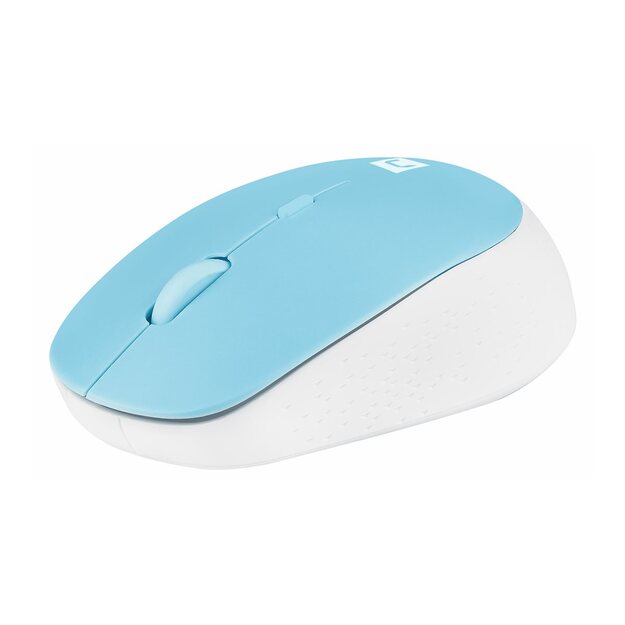Kompiuterinė pelė belaidė NATEC Wireless Harrier 2 1600DPI Bluetooth 5.1 white-blue