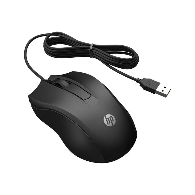 Kompiuterinė pelė laidinė HP Wired Mouse 100 11