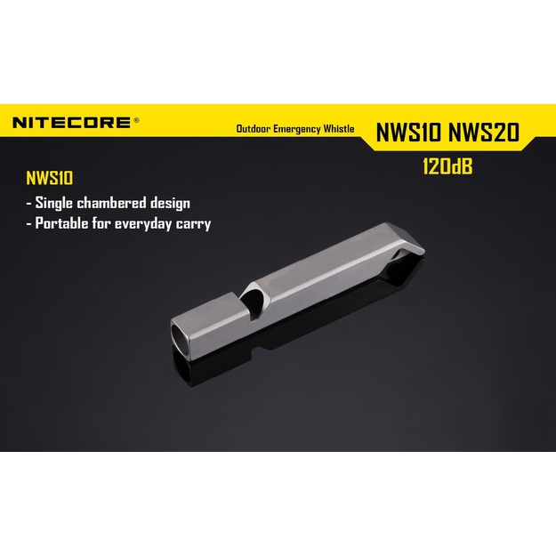 WHISTLE OUTDOOR EMERGENCY/120DB NWS10 NITECORE