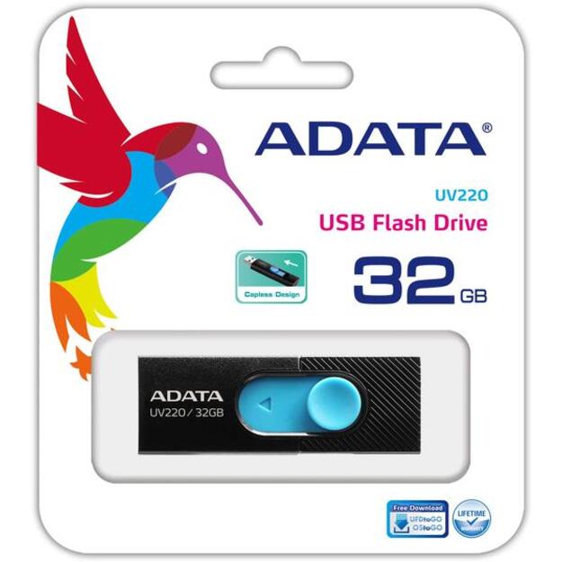 USB raktas USB2 32GB/BLUE AUV220-32G-RBKBL ADATA