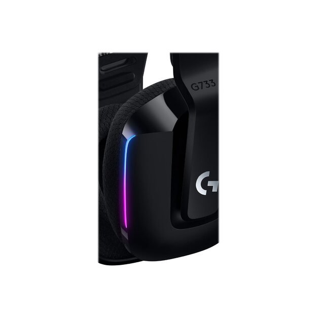 Ausinės GAMING G733 RGB WRL/BLACK 981-000864 LOGITECH