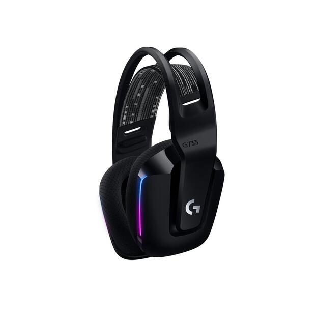 Ausinės GAMING G733 RGB WRL/BLACK 981-000864 LOGITECH
