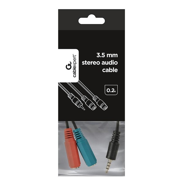CABLE AUDIO 3.5MM 4-PIN TO/3.5MM S+MIC CCA-417 GEMBIRD