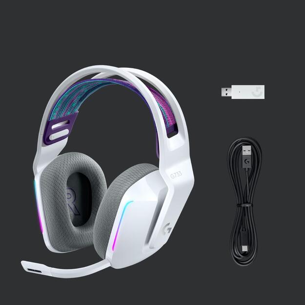 HEADSET GAMING G733 WRL/WHITE 981-000883 LOGITECH 48