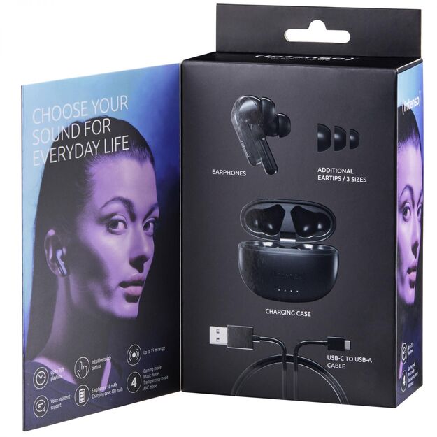 HEADSET BUDS T302A/WHITE 3720300 INTENSO