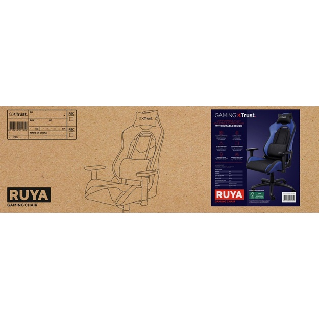 GAMING CHAIR GXT 714B RUYA/BLUE 25131 TRUST