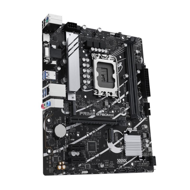 Mainboard|ASUS|Intel B760 Express|LGA1700|Micro-ATX|Memory DDR5|Memory slots 2|2xPCI-Express 4.0 1x|1xPCI-Express 4.0 16x|2xM.2|1x15pin D-sub|1xHDMI|2xUSB 2.0|4xUSB 3.2|1xPS/2|1xRJ45|3xAudio port|PRIMEB760M-K