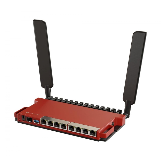 Wireless Router|MIKROTIK|Wireless Router|Wi-Fi 6|IEEE 802.11ax|USB 3.0|8x10/100/1000M|1xSPF|Number of antennas 2|L009UIGS-2HAXD-IN