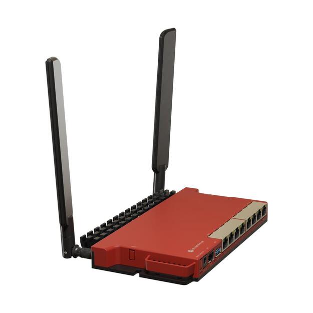 Wireless Router|MIKROTIK|Wireless Router|Wi-Fi 6|IEEE 802.11ax|USB 3.0|8x10/100/1000M|1xSPF|Number of antennas 2|L009UIGS-2HAXD-IN