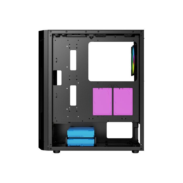 GEMBIRD Gaming ARGB computer case Fornax 400X black