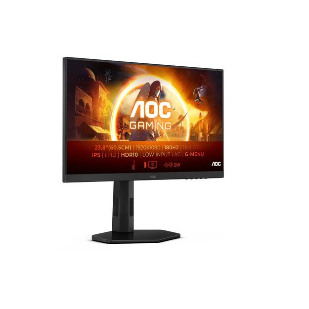 AOC 24G4X 23.8inch Curved Gaming 1920x1080 2xHDMI Black