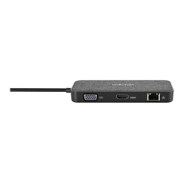KENSINGTON SD1650P Mobile USB-C Single 4K Docking Station with Power Charging