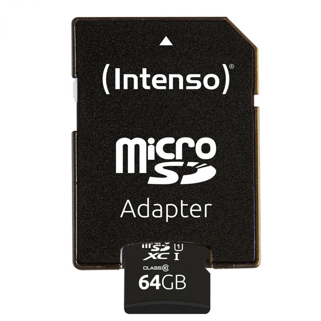 MEMORY MICRO SDXC 64GB UHS-I/W/ADAPTER 3423490 INTENSO