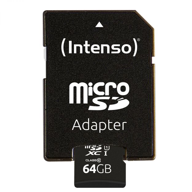 MEMORY MICRO SDXC 64GB UHS-I/W/ADAPTER 3423490 INTENSO 3