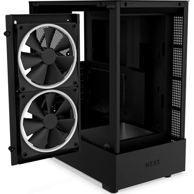 Case|NZXT|H5 ELITE|MidiTower|Case product features Transparent panel|Not included|ATX|MicroATX|MiniITX|Colour Black|CC-H51EB-01