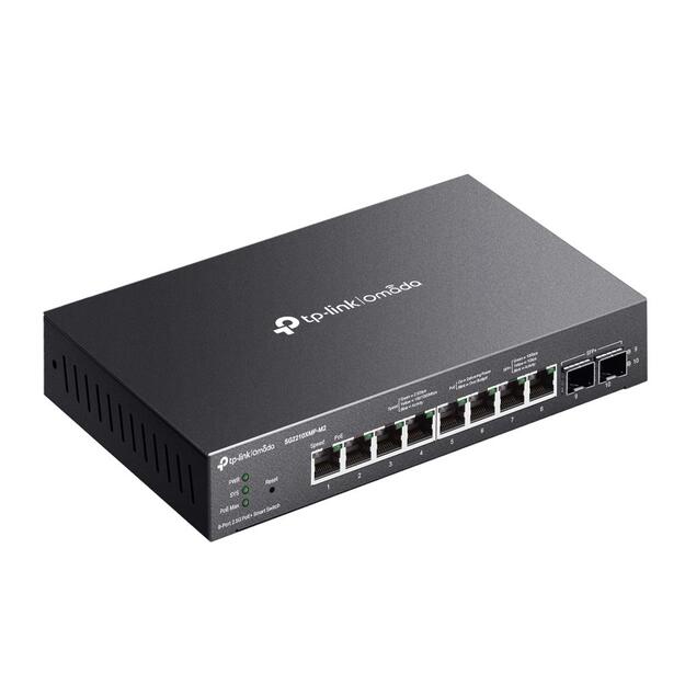 NET SWITCH 8PORT 1000M POE+/OMADA SG2210XMP-M2 TP-LINK