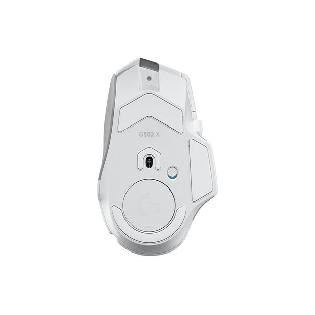 LOGITECH G G502 X LIGHTSPEED Mouse optical 8 buttons wireless 2.4 GHz USB LOGITECH LIGHTSPEED receiver white