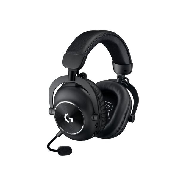 LOGITECH PRO X Headset full size LIGHTSPEED wireless noise isolating 9