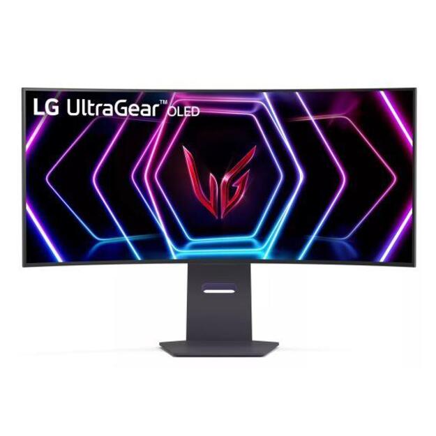 Monitor|LG|39GS95QE-B|39 |Gaming/Curved/21 : 9|Panel OLED|3440x1440|21:9|240Hz|Matte|0.03 ms|Swivel|Height adjustable|Tilt|Colour Black|39GS95QE-B