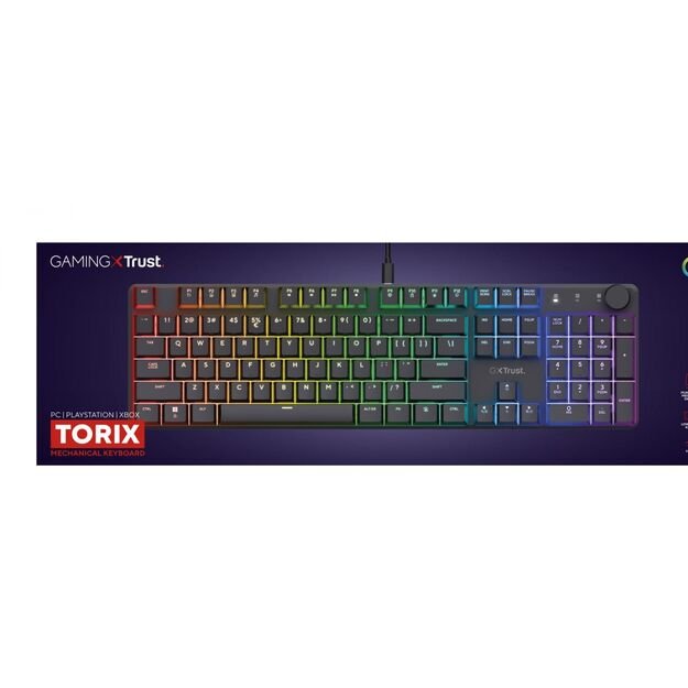 KEYBOARD USB GXT866 TORIX/EN 24910 TRUST 7