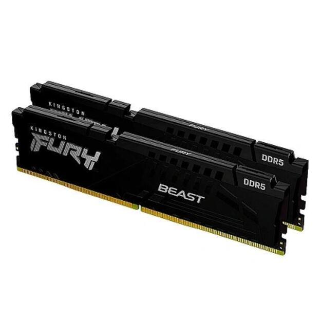 KINGSTON 64GB 6000MT/s DDR5 CL40 DIMM Kit of 2 FURY Beast Black XMP