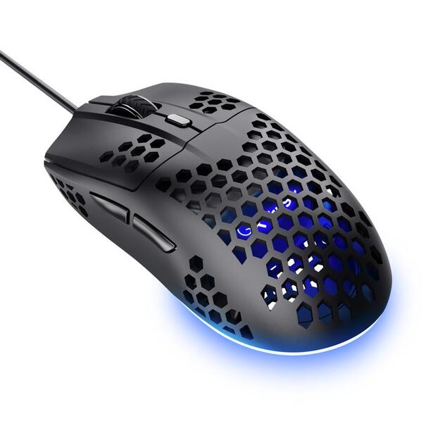 MOUSE USB OPTICAL GXT928 HELOX/LIGHTWEIGHT BLK 25306 TRUST