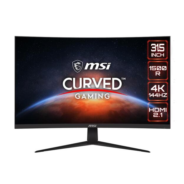 LCD Monitor|MSI|G321CU|31.5 |4K/Curved|Panel VA|3840x2160|16:9|144Hz|Matte|4 ms|Tilt|G321CU