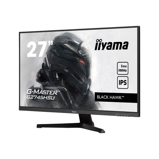 LCD Monitor|IIYAMA|27 |Gaming|Panel IPS|1920x1080|16:9|100Hz|Matte|1 ms|Speakers|Tilt|Colour Black|G2745HSU-B1