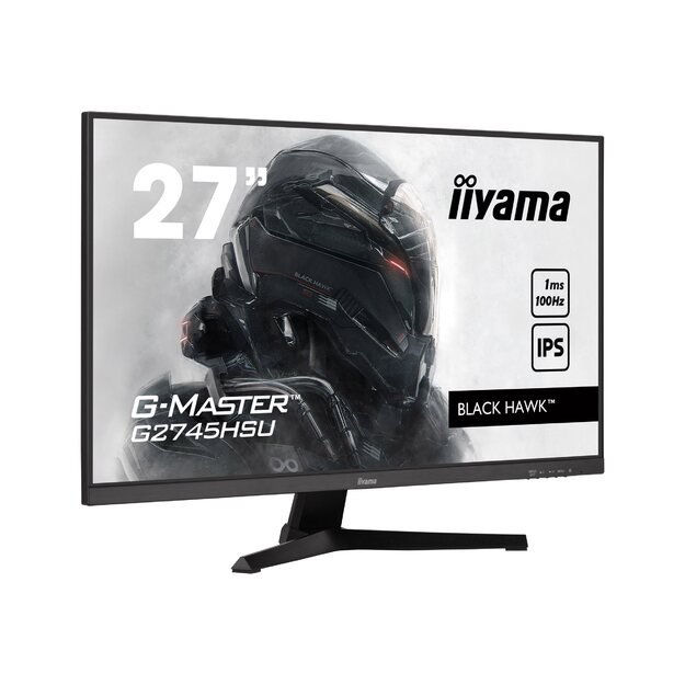 LCD Monitor|IIYAMA|27 |Gaming|Panel IPS|1920x1080|16:9|100Hz|Matte|1 ms|Speakers|Tilt|Colour Black|G2745HSU-B1