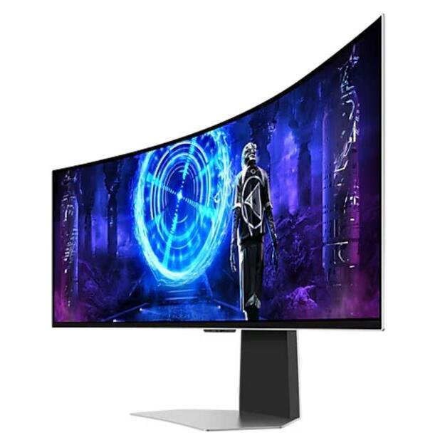 Monitor|SAMSUNG|49 |Gaming/Curved|5120x1440|32:9|0.03 ms|Speakers|Height adjustable|Tilt|Colour Silver|LS49DG950SUXEN