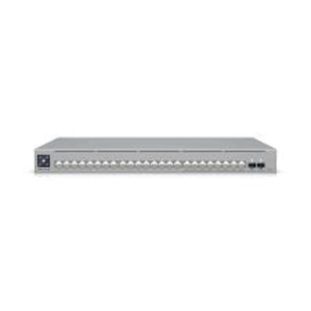 UBIQUITI USW-Pro-Max-24-PoE Switch Etherlighting 8x RJ45 2.5Gbps 16x RJ45 1000Mbps 2x SFP+ L3 400W PoE