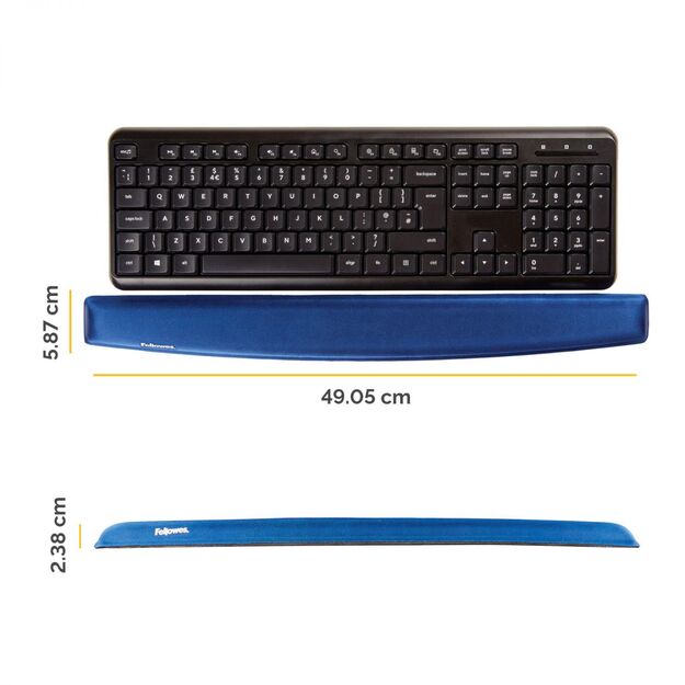 KEYBOARD ACC WRIST SUPPORT/SAPPHIRE 9178401 FELLOWES 1