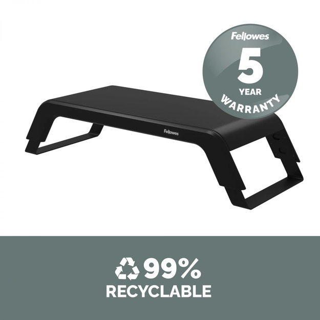 MONITOR ACC RISER HANA LT/BLACK 100016996 FELLOWES