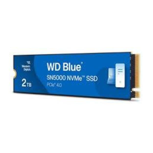 SSD|WESTERN DIGITAL|Blue SN5000|2TB|M.2|PCIe Gen4|NVMe|Write speed 4850 MBytes/sec|Read speed 5150 MBytes/sec|2.38mm|TBW 900 TB|WDS200T4B0E