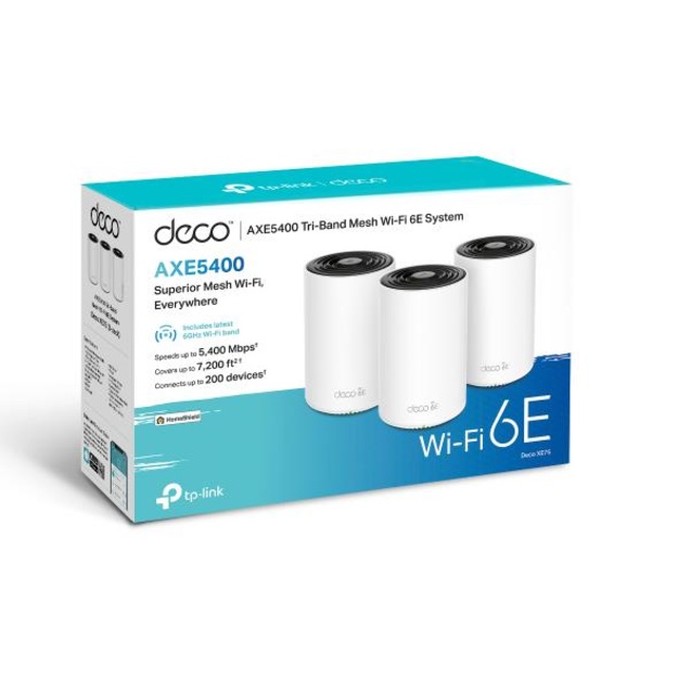 WRL MESH ROUTER 5400MBPS/DECO XE75(3-PACK) TP-LINK