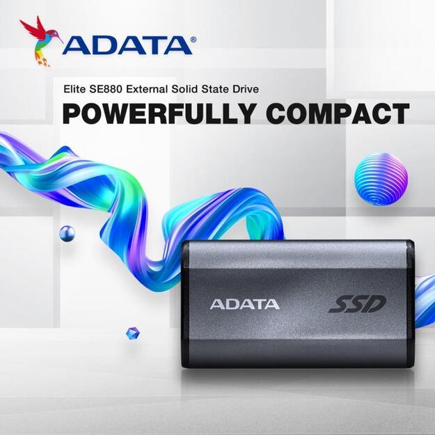 ADATA External SSD SE880 4TB Grey