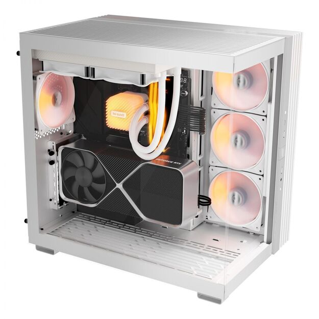 Case|BE QUIET|LIGHT BASE 600 DX|Tower|Case product features Transparent panel|ATX|MicroATX|MiniITX|Colour White|BGW66 8