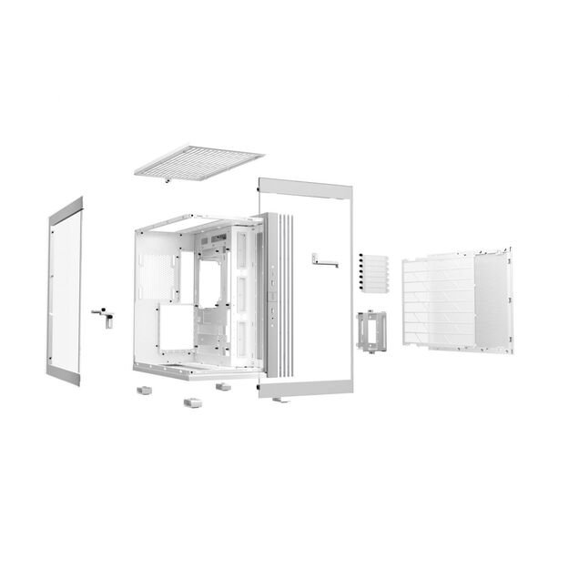 Case|BE QUIET|LIGHT BASE 600 DX|Tower|Case product features Transparent panel|ATX|MicroATX|MiniITX|Colour White|BGW66 9