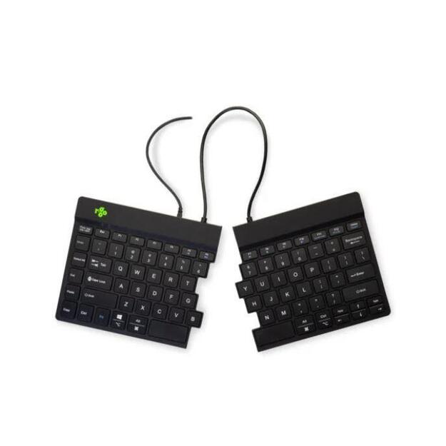 KEYBOARD SPLIT BREAK V2 ENG/BLACK RGOSP-UKWIBL R-GO TOOLS