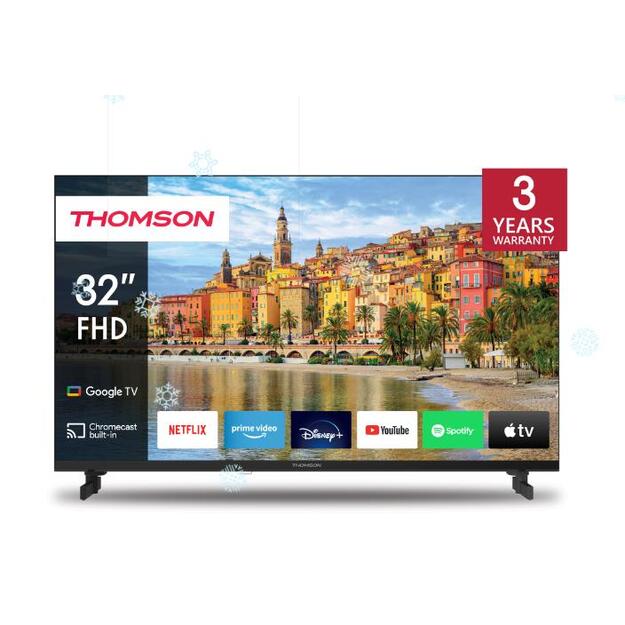 TV Set|THOMSON|32 |Smart/FHD|1920x1080|Wireless LAN|Bluetooth|Google TV|Black|32FG2S14