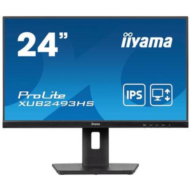 IIYAMA XUB2493HS-B6 24inch ETE IPS-panel FHD 100Hz 250cd/m2 HDMI DP Speakers (P)