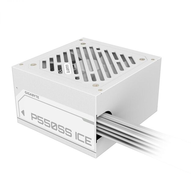 Power Supply|GIGABYTE|GP-P550SS ICE|550 Watts|Efficiency 80 PLUS SILVER|PFC Active|MTBF 100000 hours|GP-P550SSICE 10