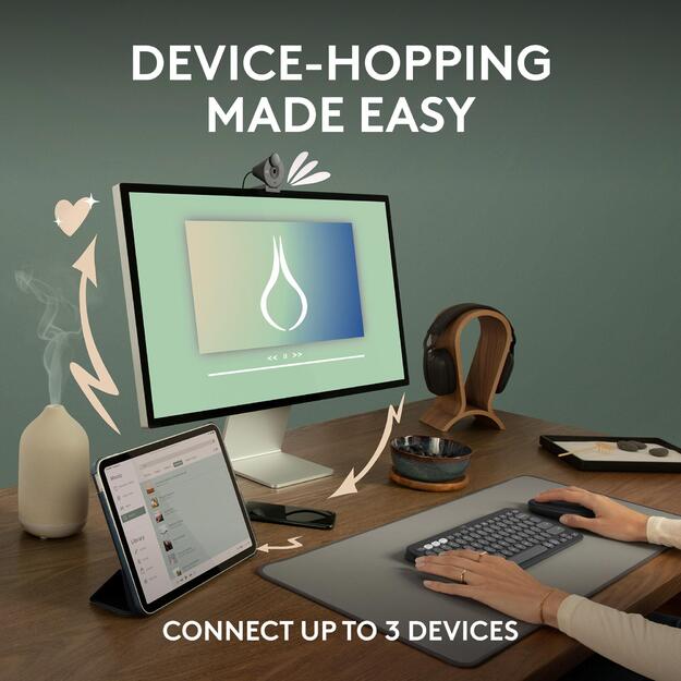 MOUSE USB OPTICAL WRL M350S/ROSE 910-007014 LOGITECH 21