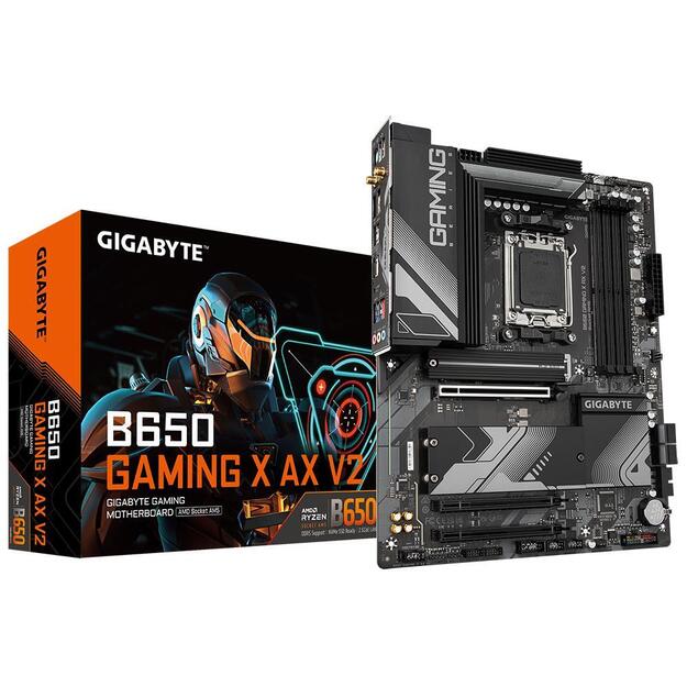 Mainboard|GIGABYTE|AMD B650|SAM5|ATX|Memory DDR5|Memory slots 4|1xPCI-Express 16x|1xPCI-Express 3.0 1x|3xM.2|1xHDMI|1xDisplayPort|3xUSB 2.0|4xUSB 3.2|1xUSB-C|1xPS/2|1xRJ45|3xAudio port|B650GAMINGXAXV21.2