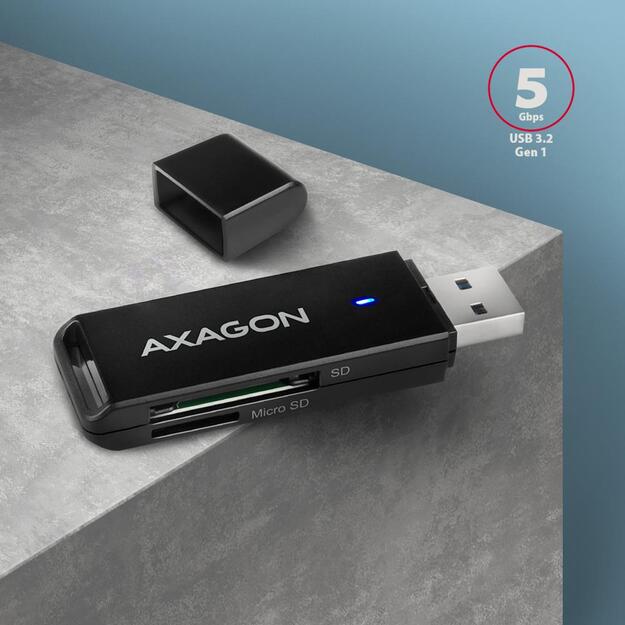 CARD READER USB3.2/SD/MICROSD CRE-S2N AXAGON 3
