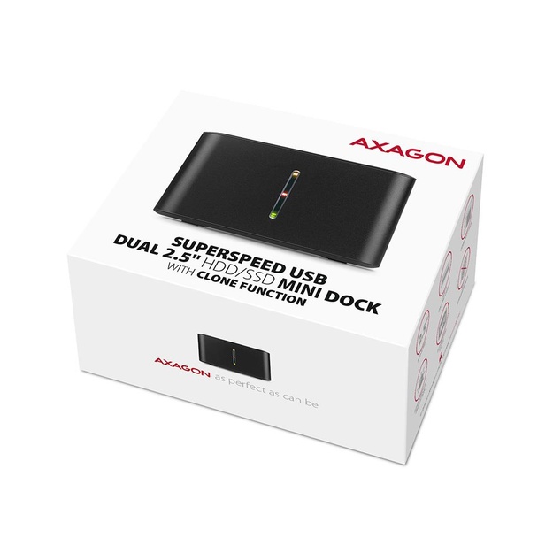 SSD ACC DOCK STATION USB3.2/2.5  SATA 6G ADSA-D25 AXAGON