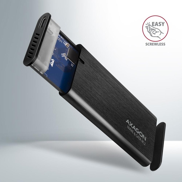 SSD ACC ENCLOSURE M.2 NVME/SATA USB-C EEM2-SB2 AXAGON