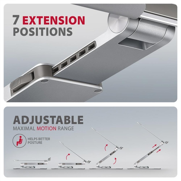 NB ACC STAND 10-17  ROTATING/ALUMINUM STND-LR AXAGON